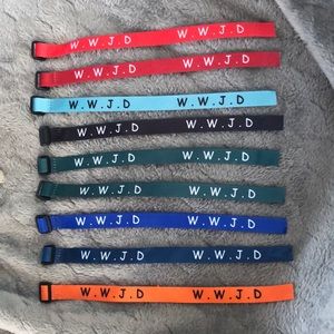 9 WWJD bracelets